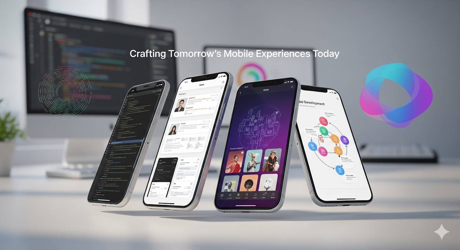 A mockup showing targeted Meta Ads on a phone.